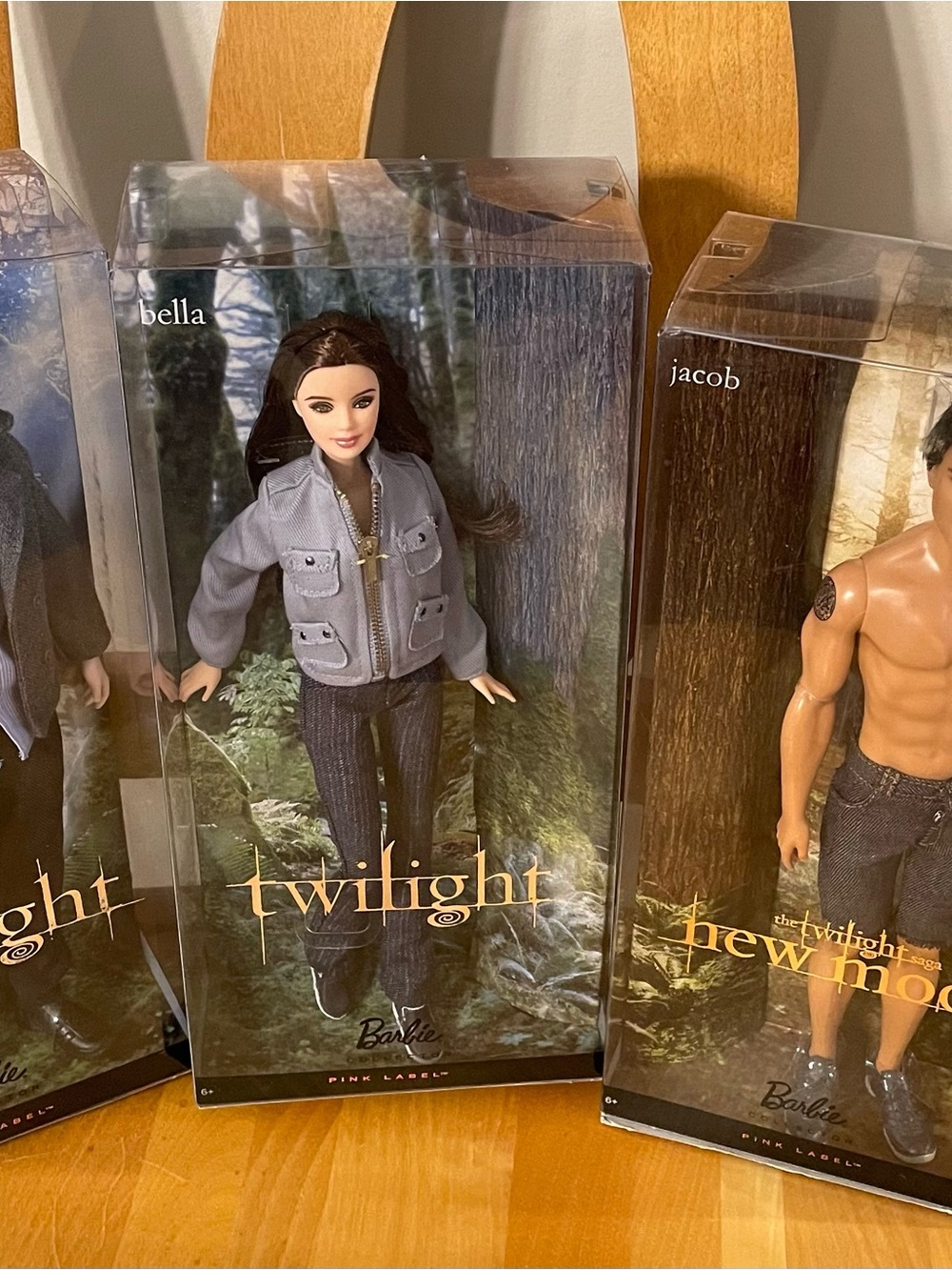 Barbie Bella, Edward, and Jacob Doll from Twilight